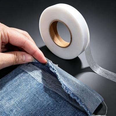 Self Adhesive Pants Hem Tape Iron-On No-Sew Double Sided Hot Melt Tape For Jeans Clothes Diy Hemming & Repair Sewing Tool