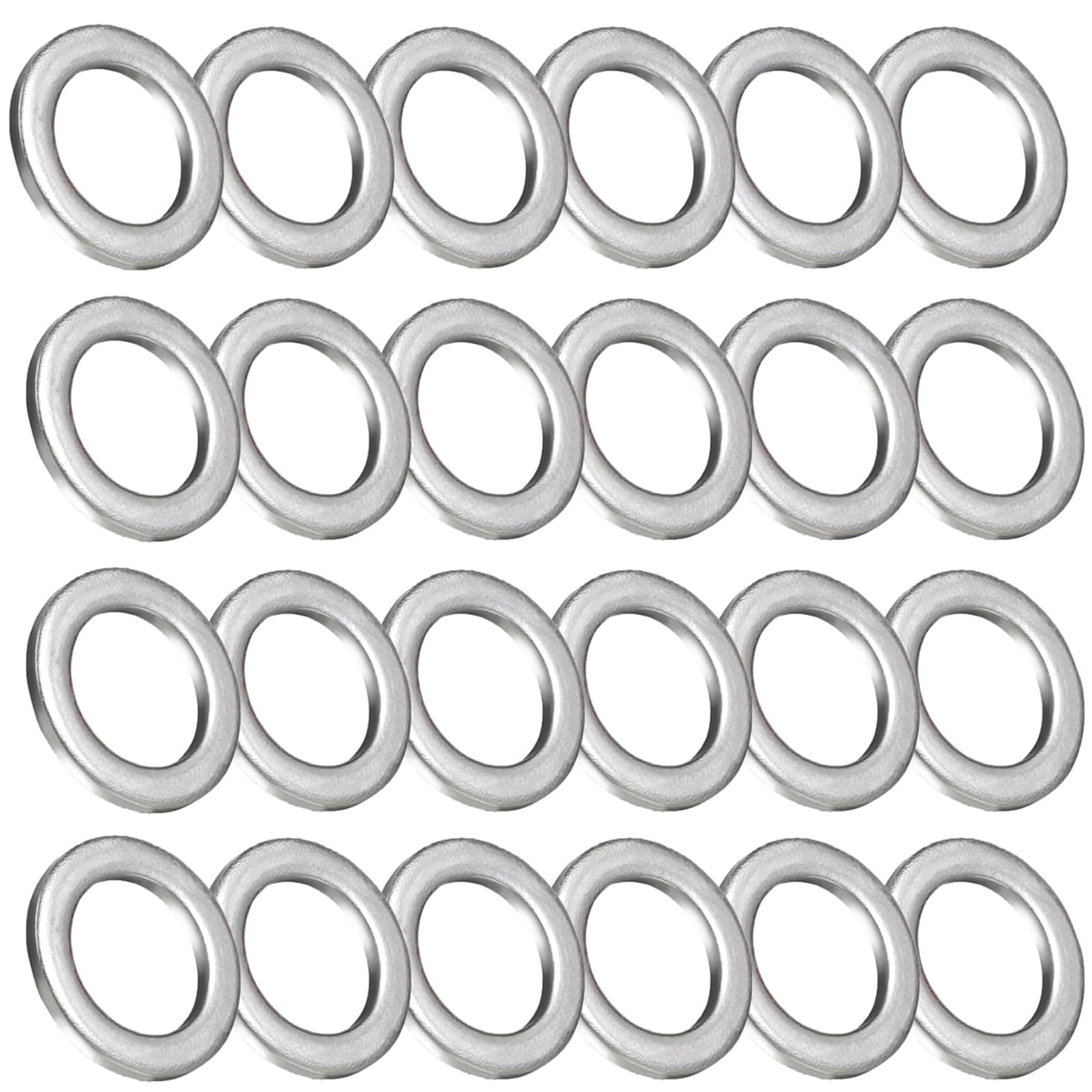 

JUJUGO 94109-14000 Aluminum Drain Gasket for Honda Cars Change M14 Outer Diameter M14-25 pieces серебряный