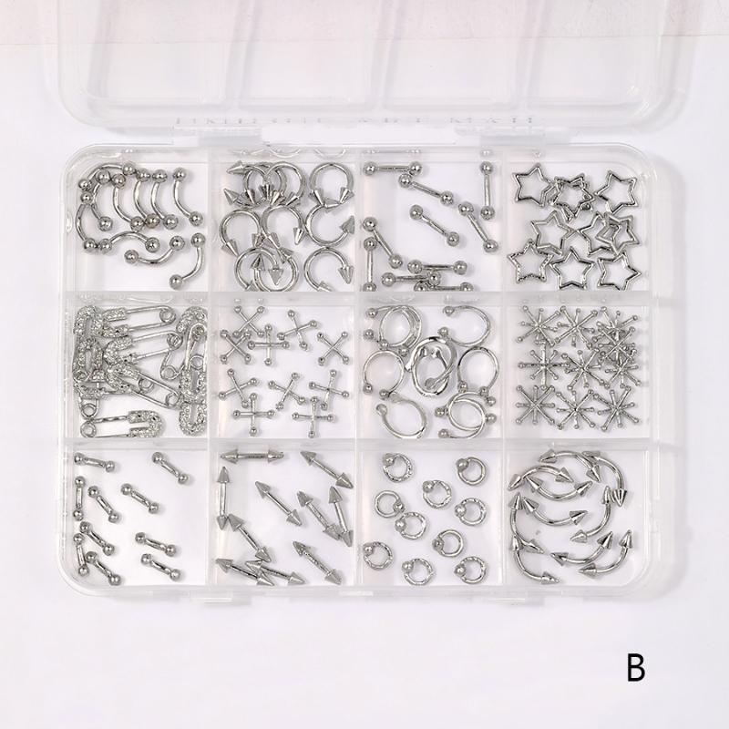 

12 Сетки Ретро Круг DIY Материалы для Нейл-арта Панк Y2K Сплав Нейл-шармы Металлическая Маникюрная Заклепка Цепь Наконечник Украшение