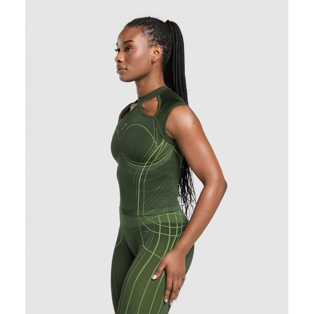 Gymshark Apex Seamless Midi T shirT Trail Green Energy gelaTo Green b3b1T Ec4y