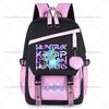 Kpop Dämonenjäger Rucksack für Junge Mädchen Schülerin Teenager Schultaschen Damen Herren Rucksack Kawaii Reise Rucksack Mochila Hohe Qualität Geschenk