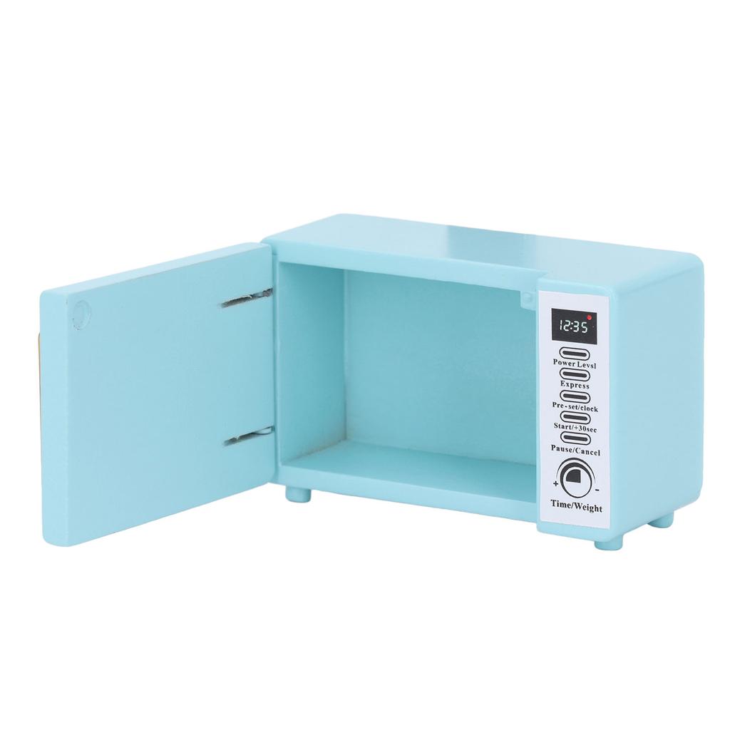 Doll House Miniature Microwave Miniature Microwave Oven Doll House Kitchen Scene Decoration for