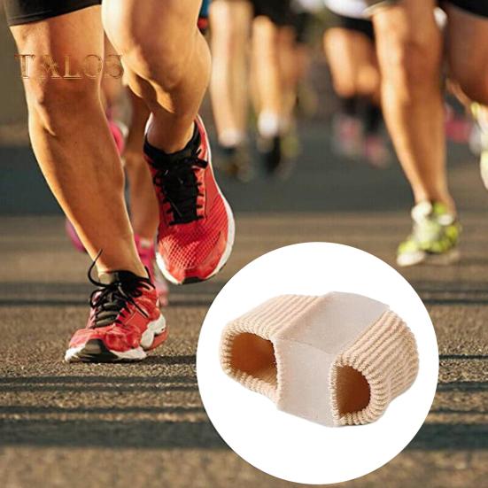 Zehenglätter, rutschfester Zehentrenner mit Doppelring für überlappende Zehen und Hallux Valgus, lindert Fußschmerzen, orthopädischer Ballenzehen-Korrektor für den ganzen Tag