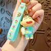 New Kawaii Crayon Shin-Chan Keychain Anime Bag Keyrings Cartoon Doll Car Pendant Decoration Accessories Kids Toys
