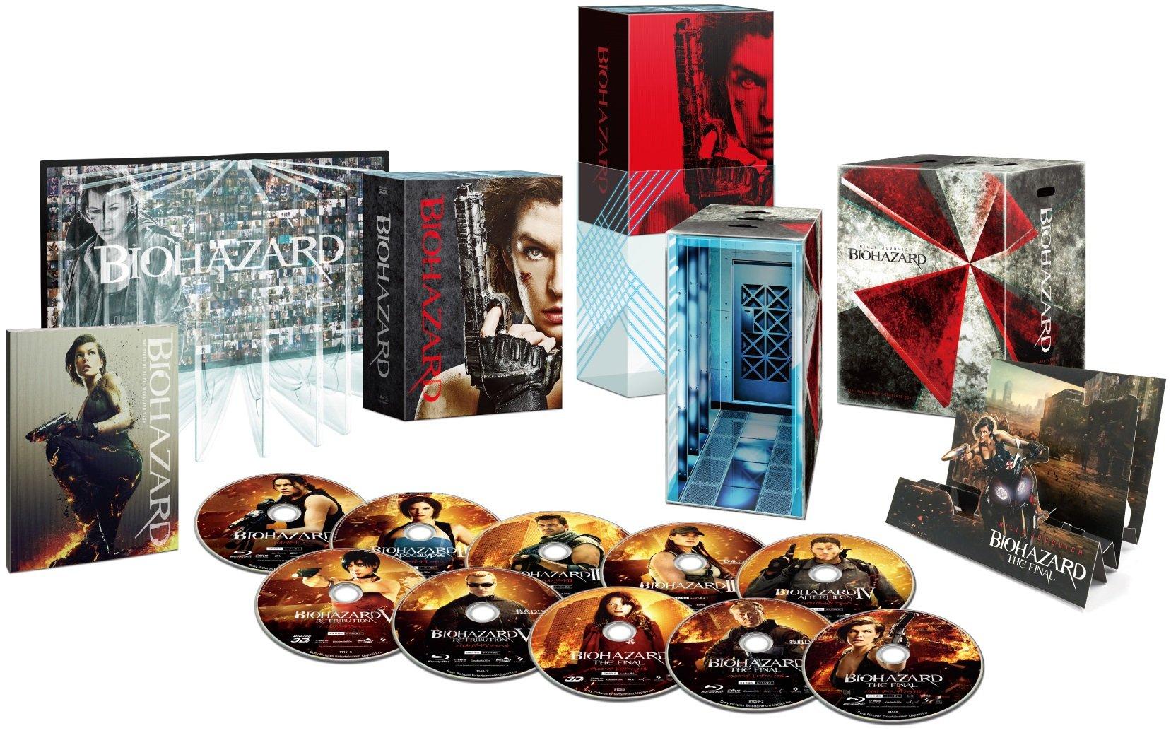 

Resident Evil Blu-ray Полный Максимальный Бокс (Лимитированное издание, набор из 10 дисков)