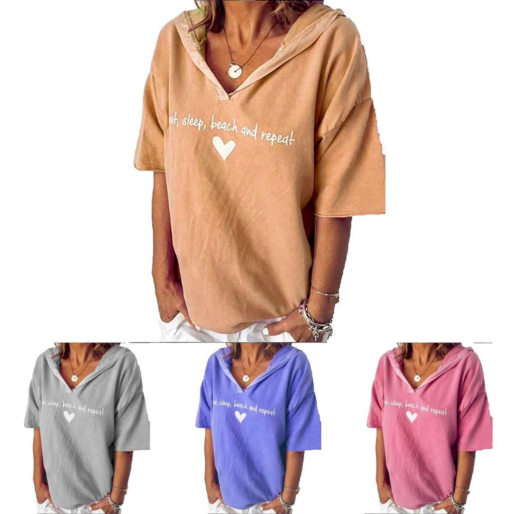 Fashionable Women's V-neck Short Sleeve Blouse With Beautiful Print Design For Summer