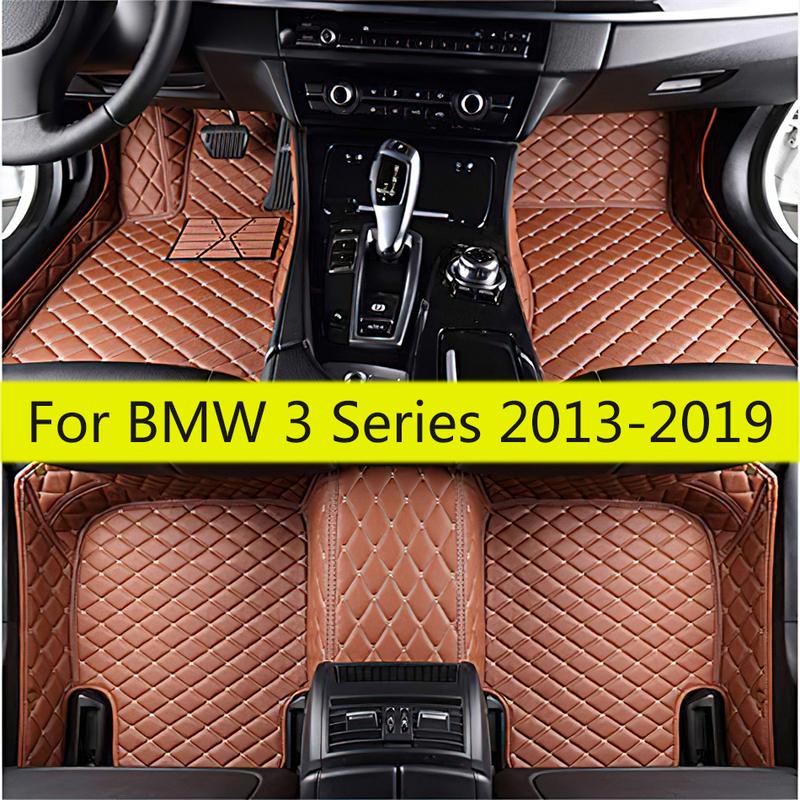 Car Floor Mats For BMW 3 Series (4 Doors)  2018 2017 2016 2015 2014 2013 Carpets Auto Accessories Interior Floor Mat For Car