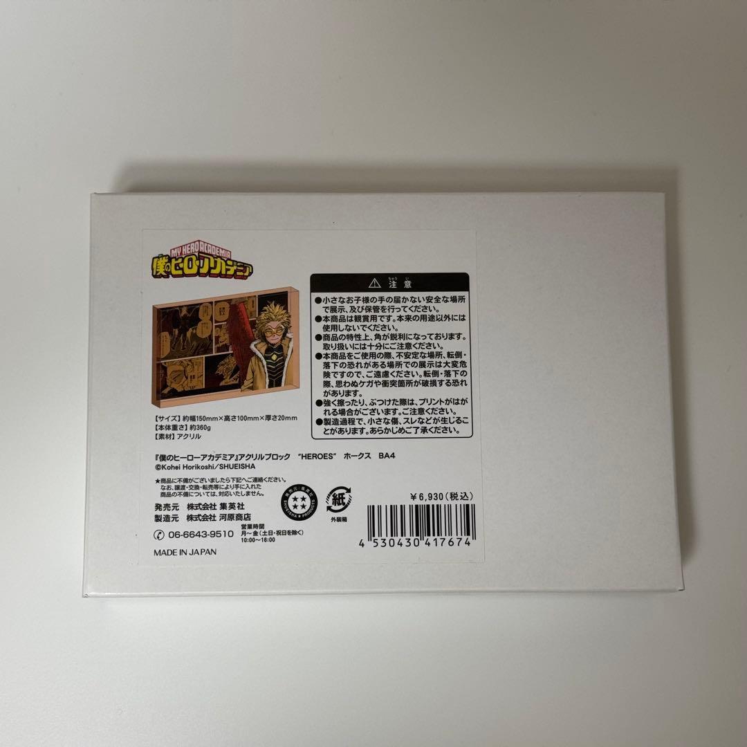 Used Heroaka Hawks Acrylic Block