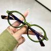 Classic Small Frame Oval Optical Glasses Women Men Trend Luxury Brand Designer Computer Anti-Blue Light Eyeglasses Female Lentes