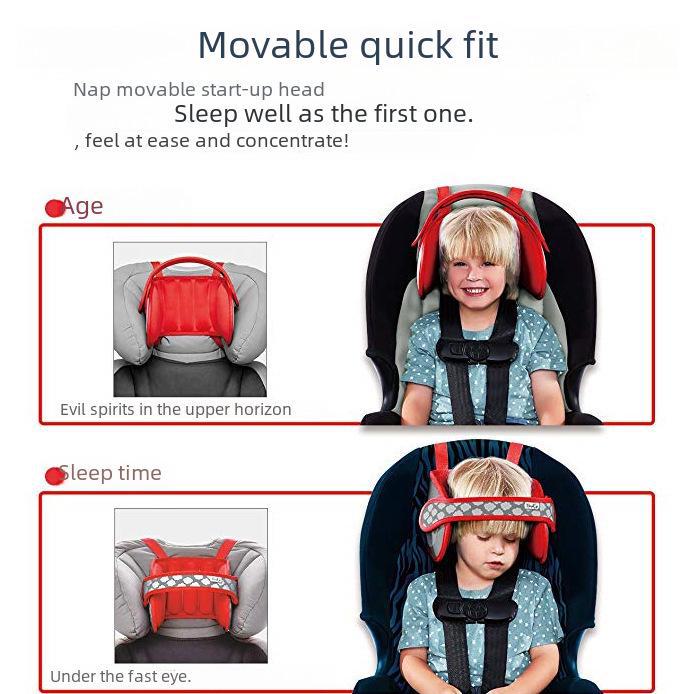 Baby Car Safety Seat Head Fixer to Prevent Tilting and Support Sleep