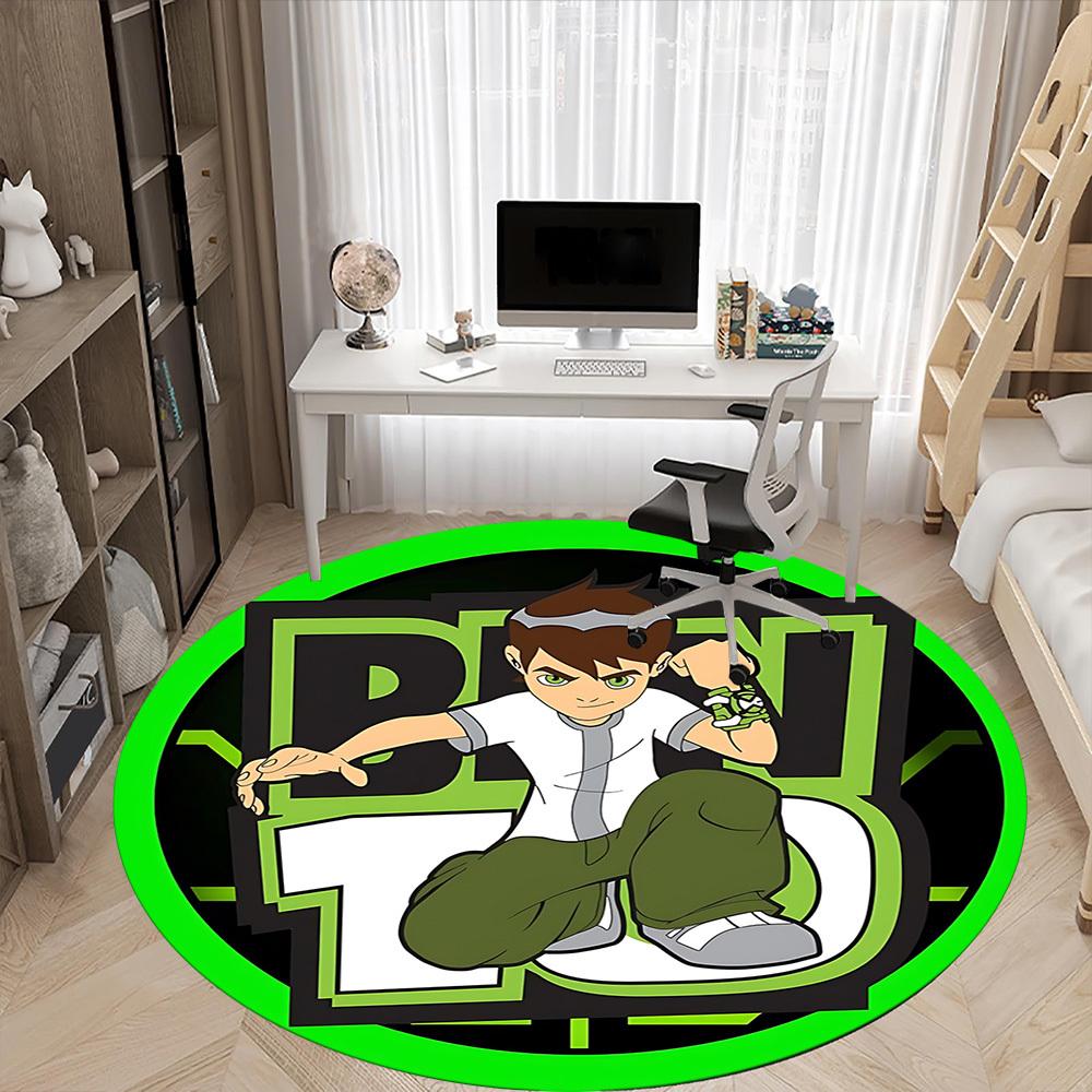 1pc Ben 10Chair Carpet for Office, Non-slip, Soft and Durable Office Rug for Interior Decoration, Perfect for Office yy250925108