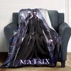 1pc Keanu Reeves Laurence Fishburne Flannel Blanket Soft Warm Throw for Home, Office, Travel, All-Season Cozy Bedding GiftL1121