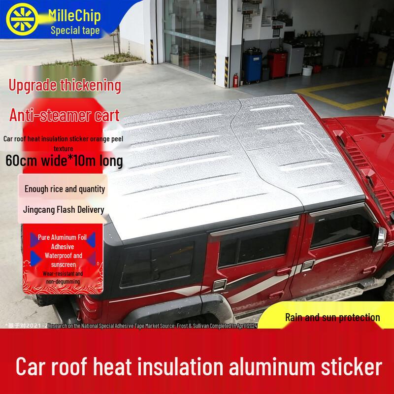Miloqi Self-Adhesive Thickened Aluminum Foil Insulation Film