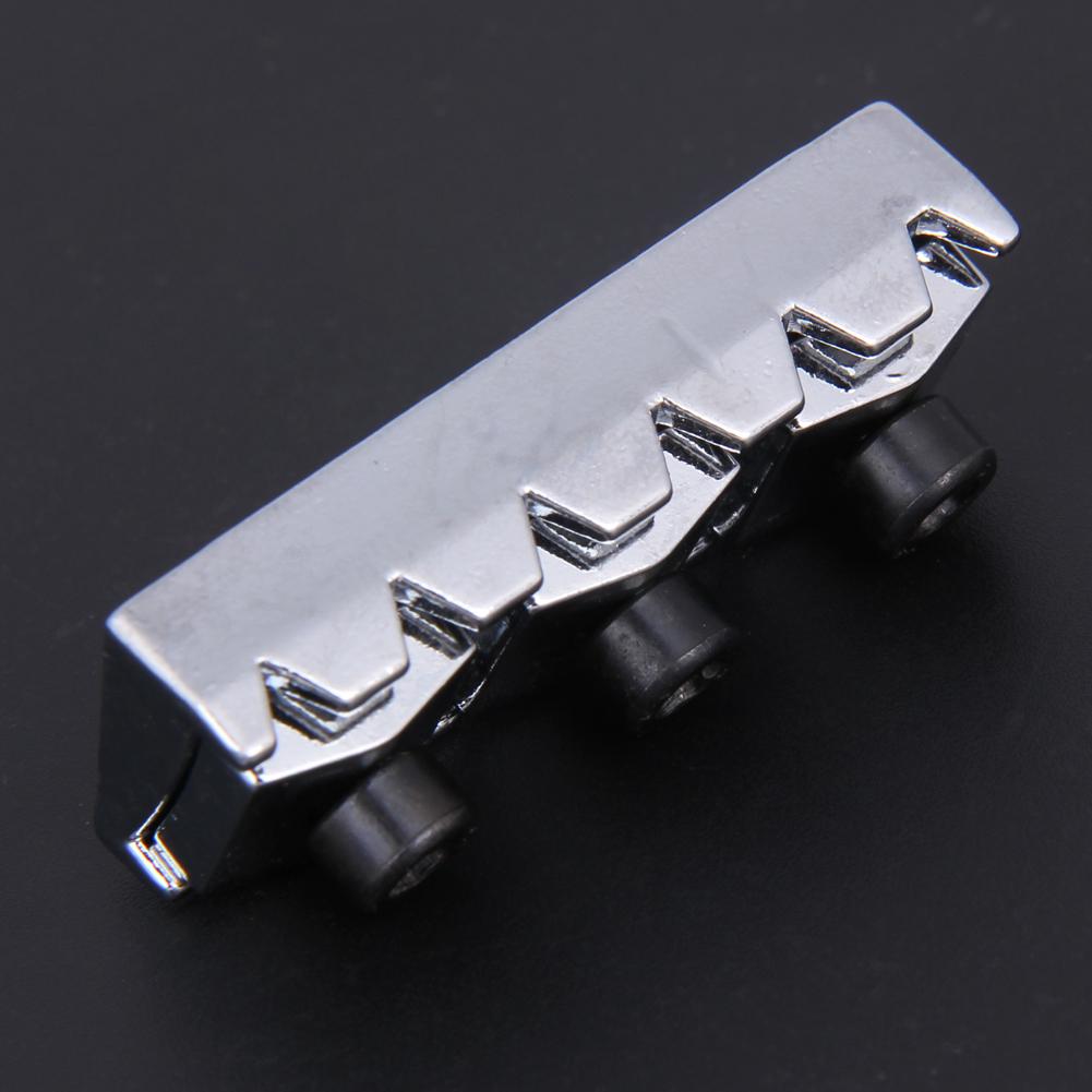 42.2mm Guitars String Locker Nut Zinc Alloy Guitars String Nuts Replacement  with Wrench Screws Musical Instrument Parts