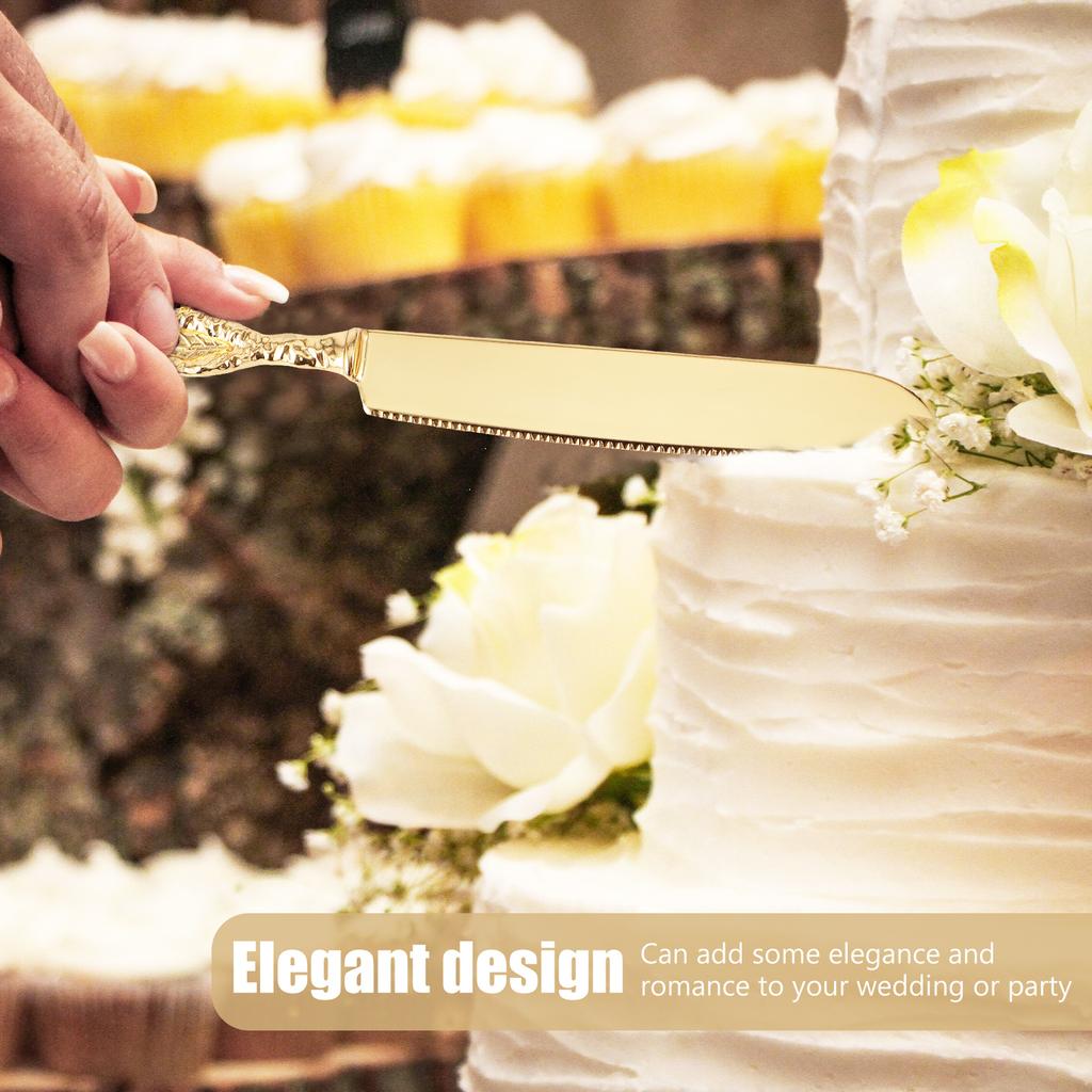 Cake Knife Shovel Cake Pie Serving Cutter Tableware Kit for Wedding Birthday Party Supplies Anniversaries Cake Cutting Tools