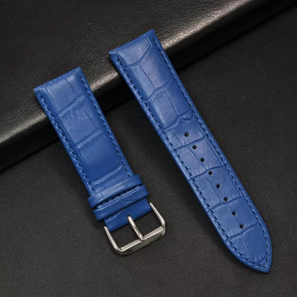 20mm 22mm Leather Strap for Redmi Watch 5 / 3 Active Lite Soft Business Wristband Strap for Samsung Galaxy Watch 7 6 5 4 Classic