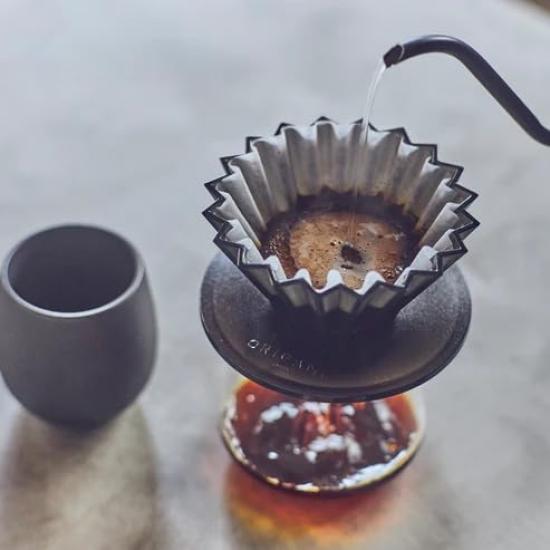 K-ai ORIGAMI AS Tropferhalter (für S und M) AS-Harz schwarz, hergestellt in Japan