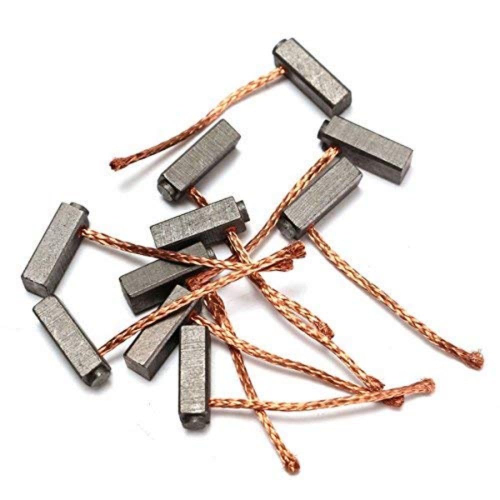 Hobbyant 10 Piezas 5mm x 6mm x 14mm Escobillas de Carbón para Motores Eléctricos Generales