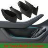 For Tesla Model Y Juniper 2025 Launch 2026 Door Side Storage Box TPE Front Rear All-Inclusive Organizer Modification Accessories