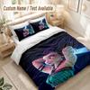 Zoey Bedding Set, 1 Duvet Cover & 2 Pillowcases Soft Comfortable Bedroom Home Textile Decor