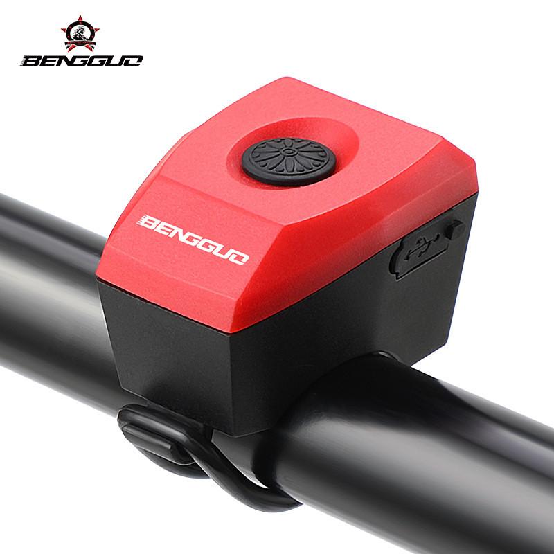 Bicycle Horn Tpc Rechargeable With Electronic Bell For Mountain And Road Bikes