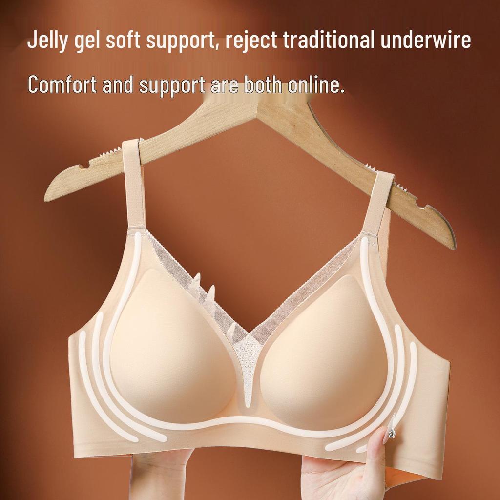 High-Quality Seamless Liquid Foundation Bra for Women's Bust Support