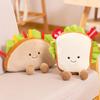 New Sandwich Pizza Plush Toy Cute French Fries Tacos Al Pastor Stuffed Doll Cartoon Simulation Food Pillow Birthday Gifts