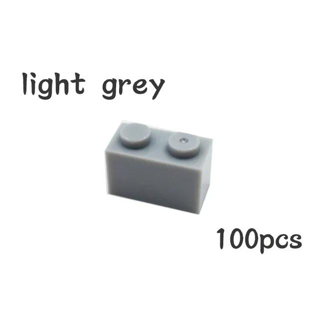 100Pcs DIY 3004 Thick Constructing Blocks Particle Figures 1x2 Dots Brick Works With Educational Creative Construction Leduo Kid Toy