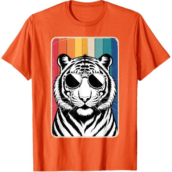 Funny Tiger Art for Men Women Boys Girls Animal Tiger Lover T-Shirt