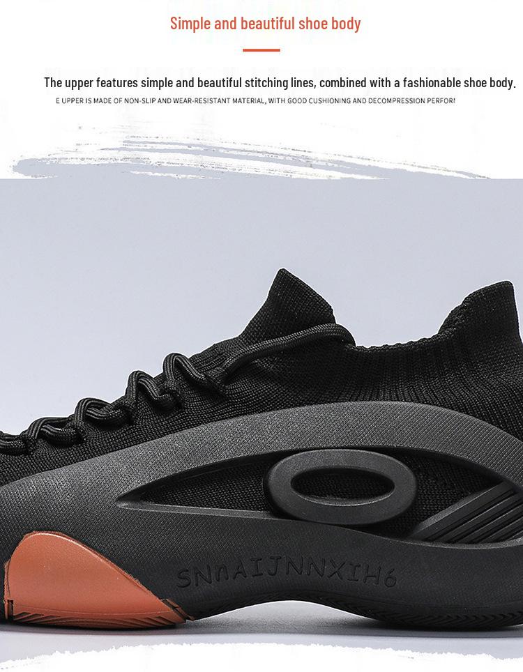 Premium Plus Size Men's Summer Mesh Running Shoes - Breathable, Versatile, Thick Sole Casual Sneakers