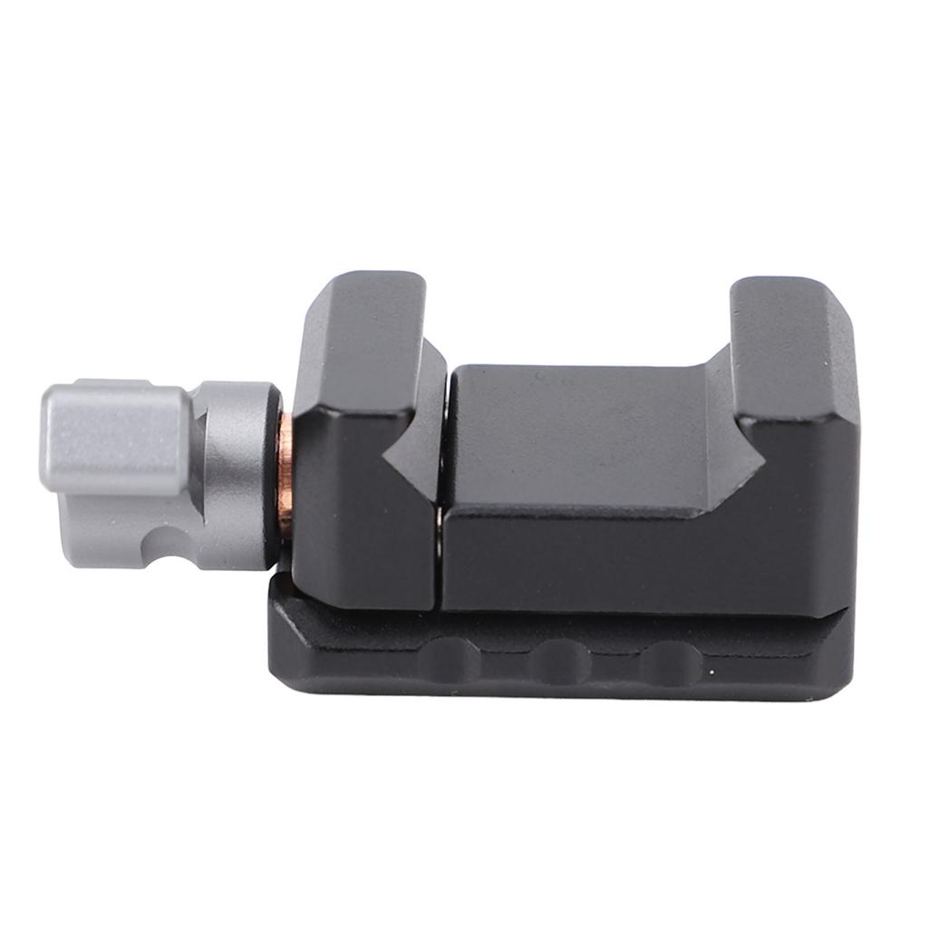 Quick Release Rail Clamp Aluminum Camera Cage Rail Clamp Adapter with 1 4 3 8 Inch Screw Holes for Camera Display