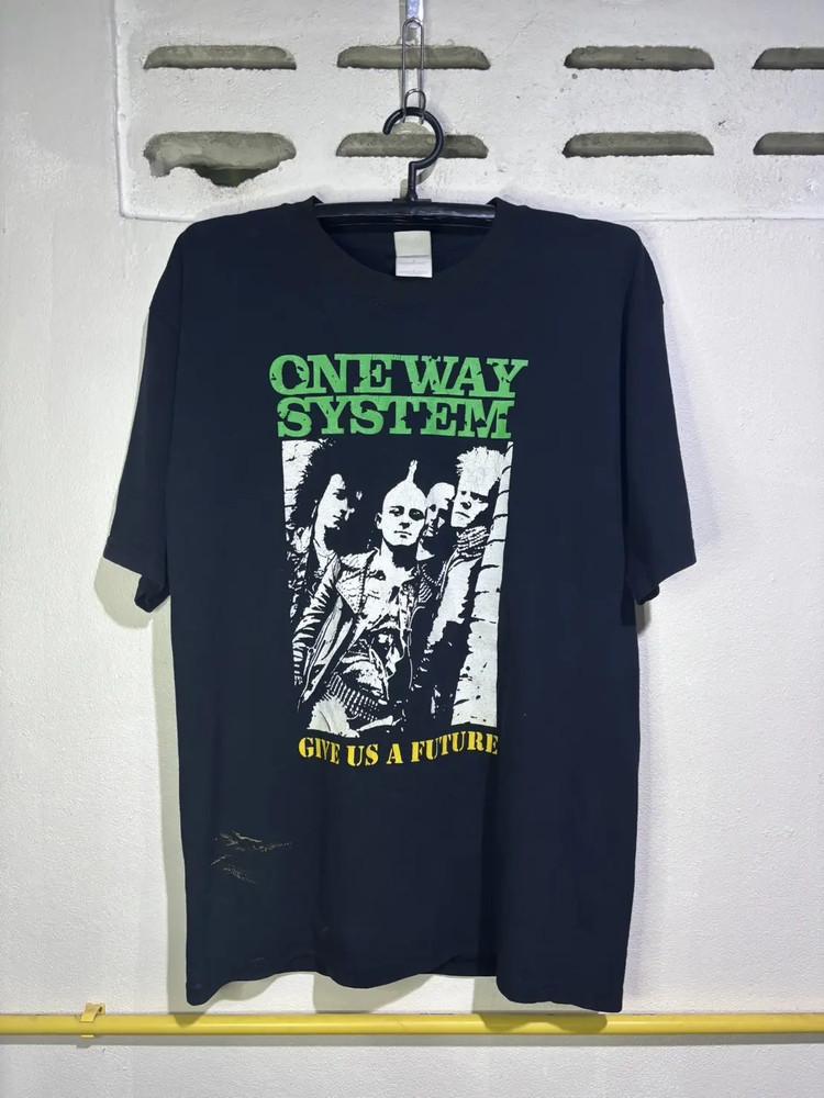 One Way System Give Us A Future Black Shirt Unisex Concert S to 5XL CM769 Unisex T-Shirt S