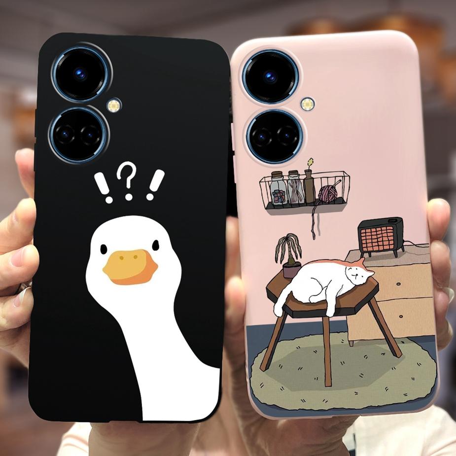 For Tecno Camon 19 Case Camon19 Neo Cute Fashion Cartoon Cover Soft Silicone Phone Case For Tecno Camon 19 Neo Camon19 Pro Shell