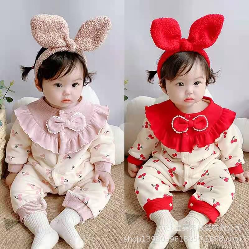 

Newborn Princess Romper - Spring/Autumn Trendy Baby Girl Onesie 73 cm