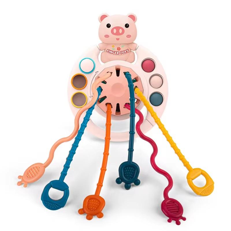 Premium-Quality Montessori High-Standard Pull First-Class String Premium-Quality Sensory Top-Grade Baby Play Sets Superior-Grade 1 Premium-Quality 2