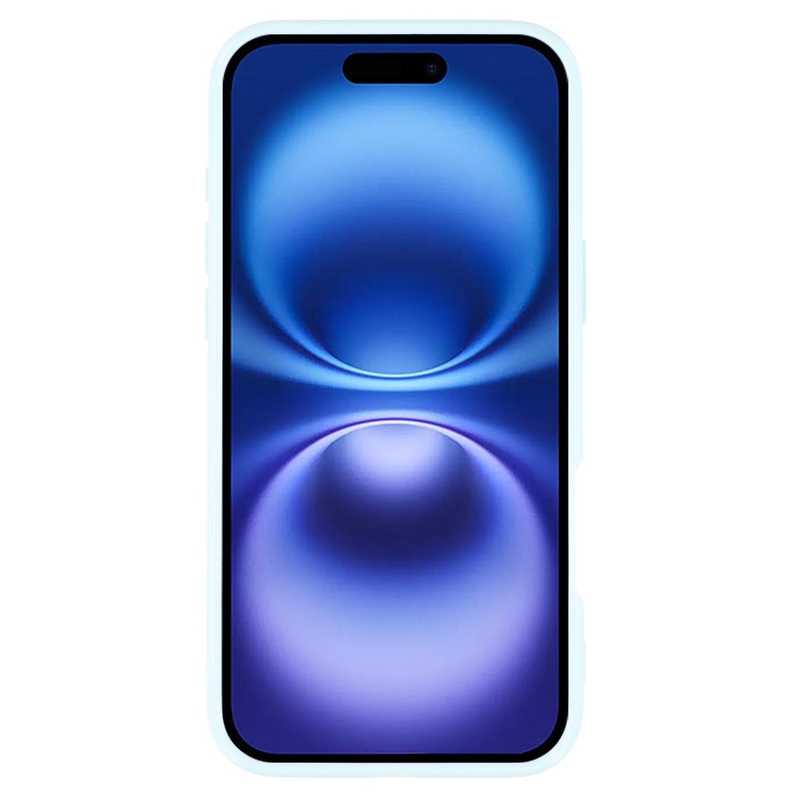 

For iPhone 16 Case Sparkling Rhinestone Decor TPU+PC Clear Phone Back Cover Black