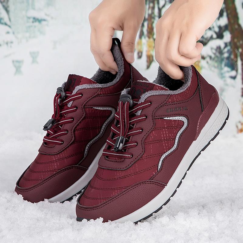 Two cotton shoes for the elderly cotton shoes winter velvet warm mother sports shoes middle-aged and elderly waterproof