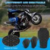 Universal Motorcycle Back Protector ert, CE Level 2 Armor ert Pads Set of 5pcs Level 1 Back Armor Protection Pad and Elbow and Shoulder Pads for