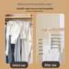 Multifunctional Folding Pants Rack: No-Mark, Non-Slip, Space-Saving Hanger for Wardrobe Organization.