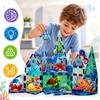 Set of Magnetic Construction Blocks 3D Large Panels Sea World 40 pcs.