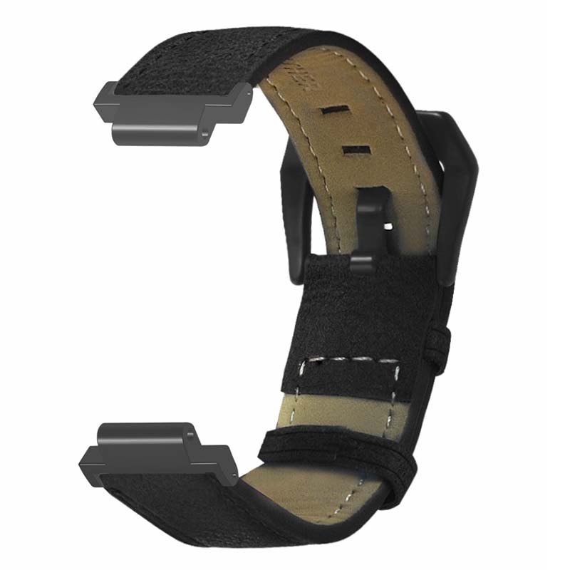 

For Garmin Forerunner 220/230/235/735XT/620/630 Watch Strap PU Leather Retro Texture Wristband Strap Brown