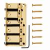 4 String Electric Bass Bridge Golden Color Bass Guitar Bridge  Electric Bass Guitar