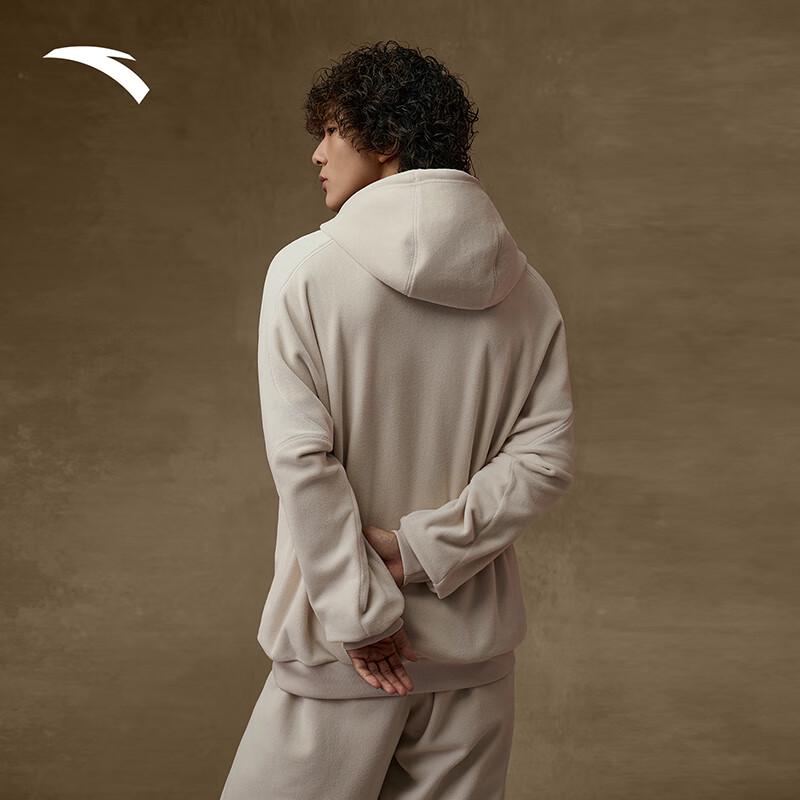 Anta Men's Fleece Colorblock Hooded Sweatshirt