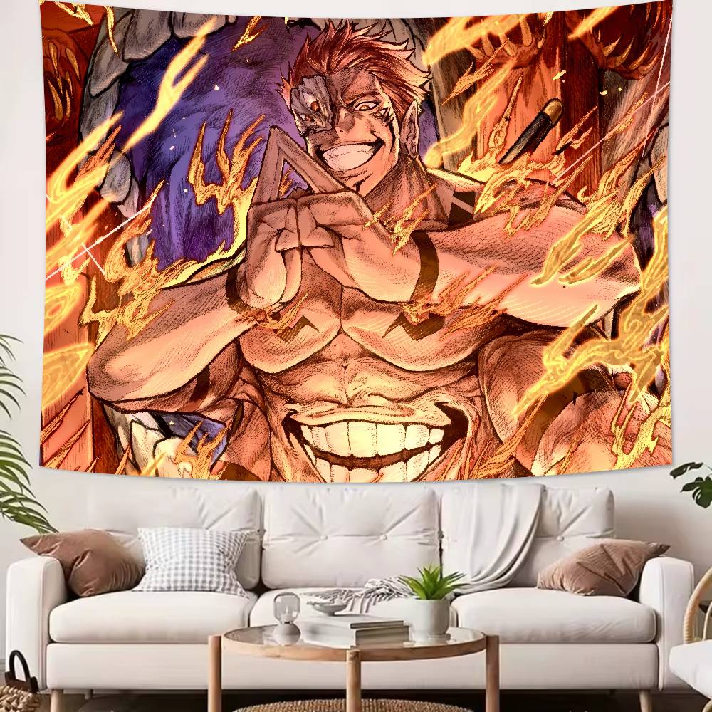 Cool Hot JJujutsuS KKaisen Tapestry Decoration Bedroom Dormitory Background Cloth Holiday Home Party Living Room Club Tapestry
