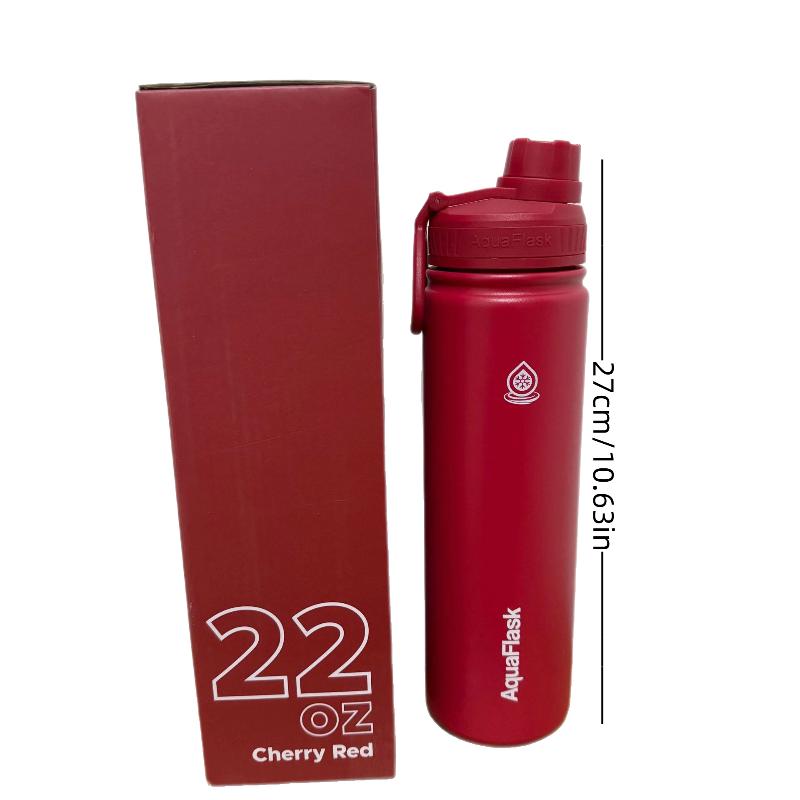 22Oz Water Bottle Large Capacity Stainless Steel Thermos Bottle Cold And  Water Bottle Sport Thermos Cup
