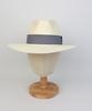 Yunibeosyeolkemiseuteuli Stripe Line Ivory Long Fedora Summer Fedora