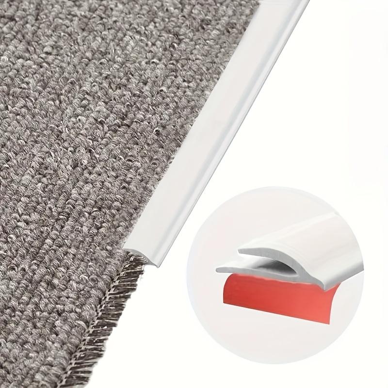 1PC 118.11in Indoor Flooring Transition Carpet Edge Strip Multi-surface Compatibility Seamless Flooring Transition Traction Enha