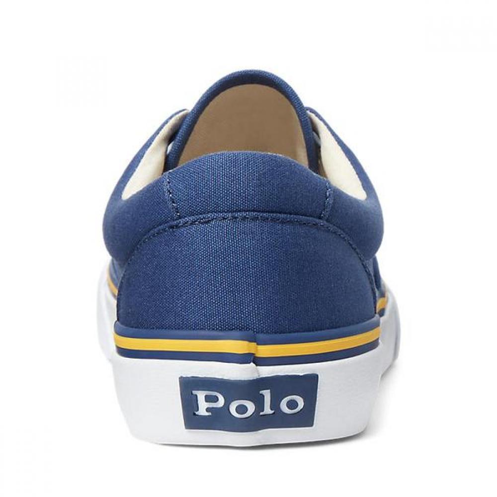 Ralph Lauren Logo Cotton Canvas Sneakers Wapsftw0ct20064410