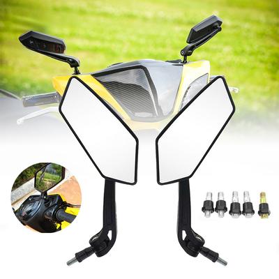 Motorcycle Mirrors Universal Scooter Rear View Mirrors for Yamaha YZF R1 R6 Honda Suzuki BMW Kawasaki
