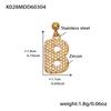 18K Gold-Plated Zircon Alphabet Pendant Necklace – Elegant European & American Style Jewelry